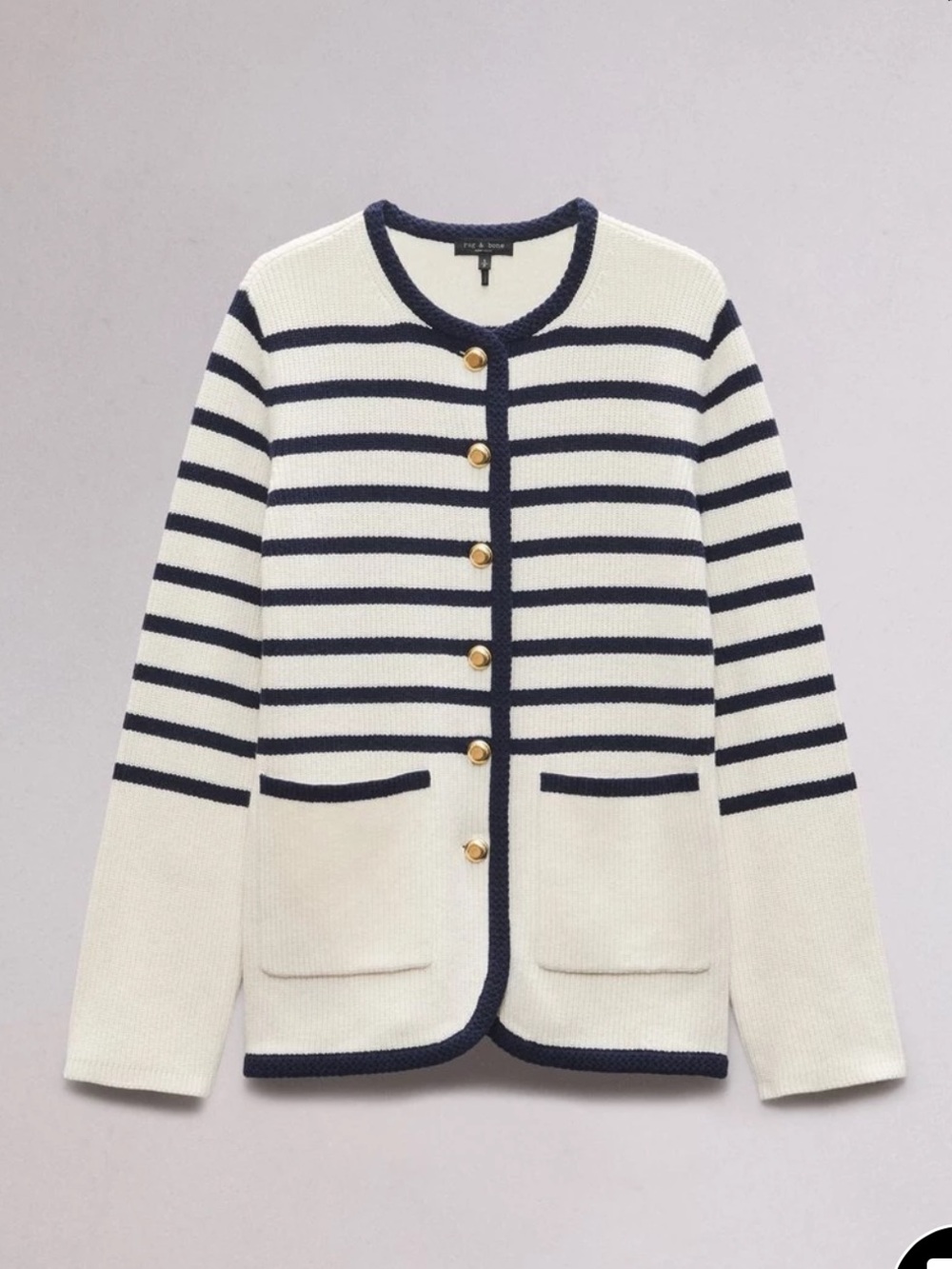 Rag and Bone Nancy Wool Cardigan Large - Picture 2 of 6
